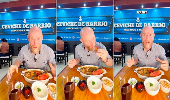 Escocés come sudado de pescado y confunde rodaja de rocoto con tomate: “Tuvo un picante error”