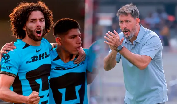 DT de Pumas defiende de las críticas a Piero Quispe tras ser titular: "Estamos contentos con él"