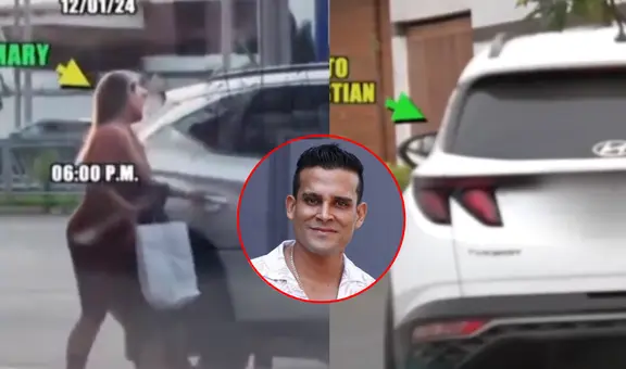 ¡Ampay! Christian Domínguez es captado en situación íntima con Mary Moncada