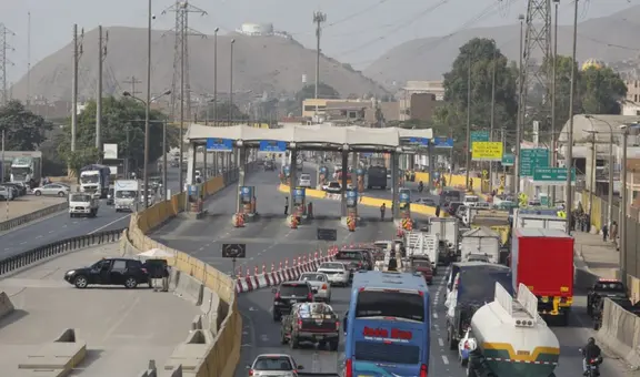 Rutas de Lima impidió pase vehicular por garitas de la Panamericana Norte tras suspensión de peajes
