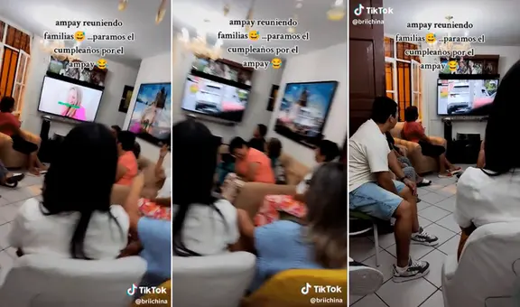 Peruanos interrumpen celebración de cumpleaños por ver el ampay de MAGALY a Christian Domínguez