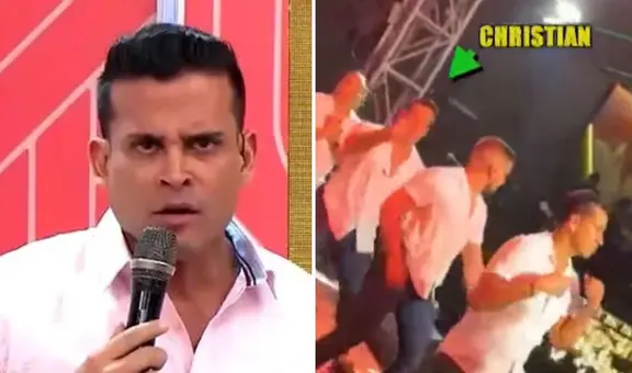 ¿Christian le dedicó romántico tema a Mary Moncada? Imágenes del concierto muestran curioso detalle