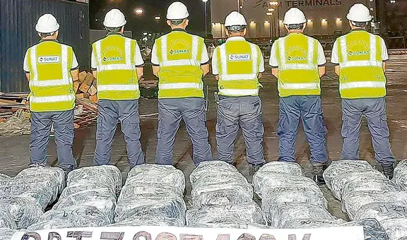 Dirandro: capturan 7,2 toneladas de cocaína en el Callao con destino a Europa