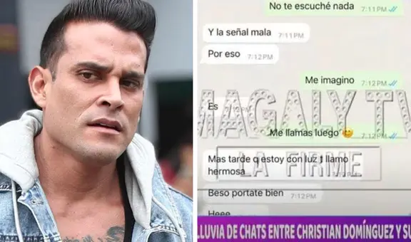 Magaly Medina revela explosivos chats entre Christian Domínguez y Mary Moncada: "Eres una belleza"