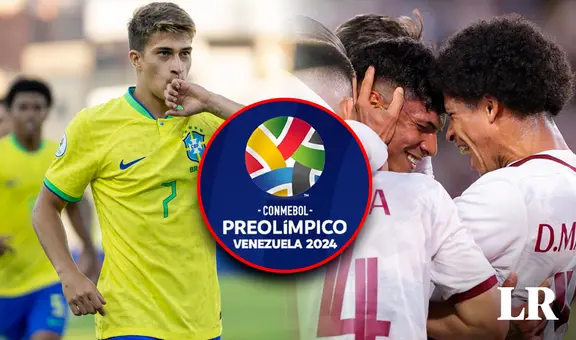 Juego de la Vinotinto sub-23 EN VIVO: ¿a qué hora y dónde ver Venezuela vs. Brasil HOY por el Preolímpico 2024?