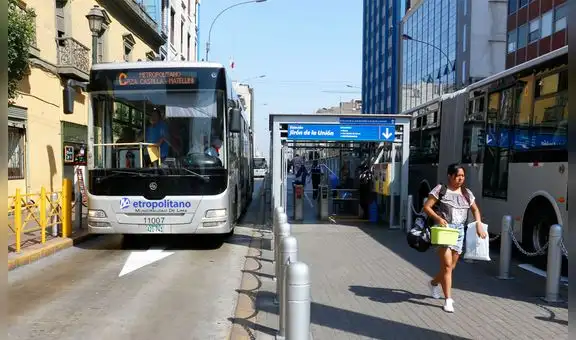 Aumento de medio pasaje del Metropolitano rige a partir de hoy, informa ATU