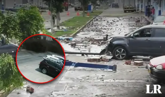 Santa Anita: cámaras captaron momento exacto de explosión ocasionada por tanque de aguas en PepsiCo