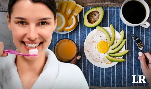 ¿Qué pasa si me cepillo los dientes todos los días antes de desayunar? Especialista responde