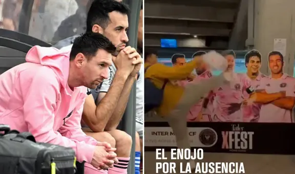 Fanáticos de Hong Kong arremeten contra Lionel Messi: fue abucheado y rompen sus carteles