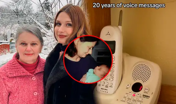 Abuela estadounidense conmueve al guardar mensajes de voz de su nieta durante más de una década