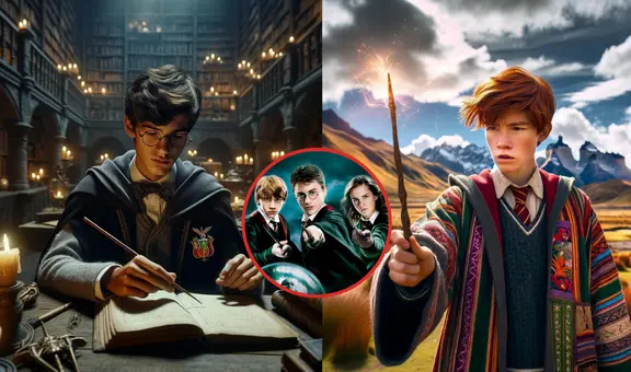 Así lucirían los personajes de 'HARRY POTTER' si fuesen de países de Sudamérica, según la IA