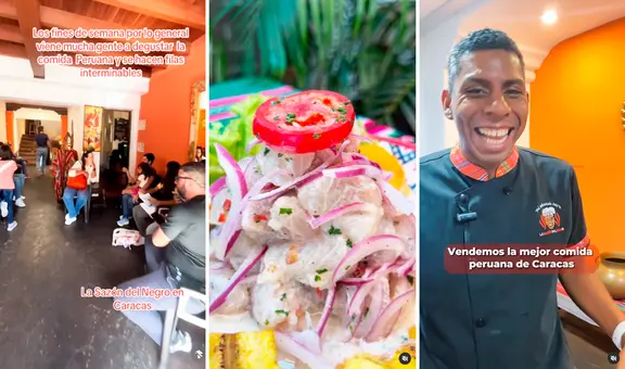 Venezolano regresa a Caracas para abrir un restaurante de comida de PERÚ y es un éxito: “Aprendió en la cuna de la gastronomía”