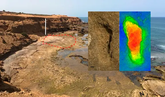 Hallan huellas 'frescas' de humanos de hace 90.000 años en una playa de Marruecos