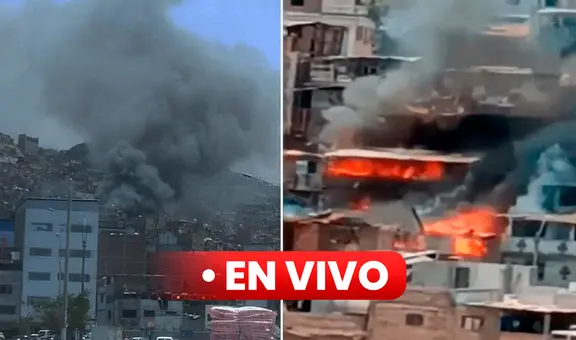 Incendio en El Agustino: siniestro de grandes proporciones se registró en la avenida 10 de noviembre