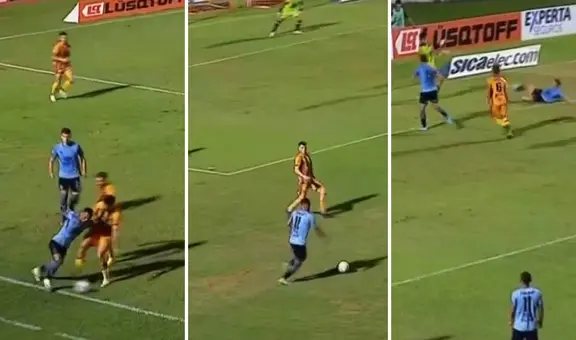 ¡Bryan Reyna mete su primera asistencia! Se quitó a 2, lanzó un enorme centro y Belgrano descontó