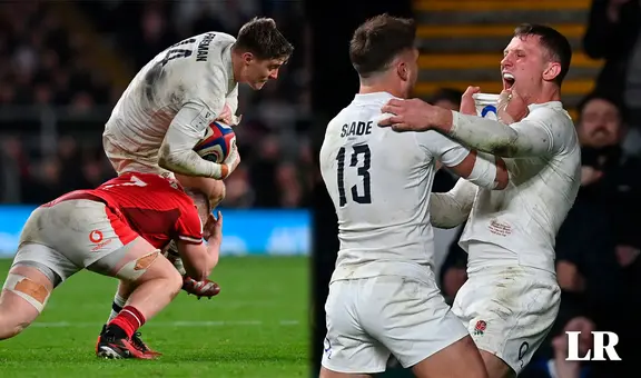 Sigue fuerte: Inglaterra venció 16-14 a Gales por la fecha 2 del Seis Naciones 2024 de rugby