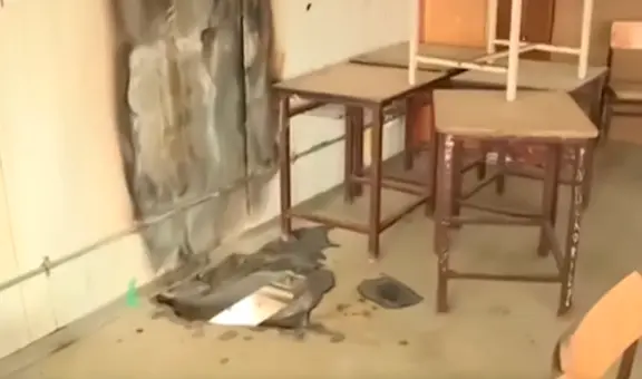 VMT: incendian por tercera vez aulas de centro educativo a pocas semanas del inicio de clases