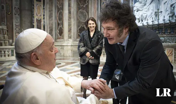 Javier Milei y el papa Francisco se reúnen por primera vez tras la canonización de Mama Antula
