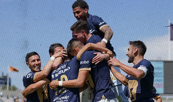 Con Piero Quispe, Pumas goleó 3-0 a Puebla de Ormeño por la fecha 6 de la Liga MX 2024