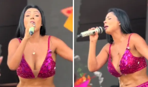 Pamela Franco sorprende en show al interpretar canción favorita de Cueva: "Simplemente amigos"