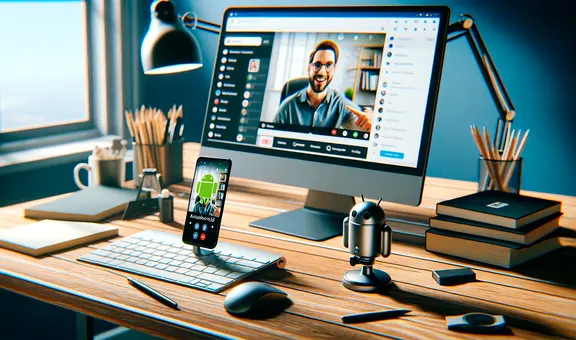 ¿Qué hacer para usar tu celular Android como cámara web de tu PC en videollamadas?