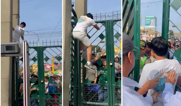 UNI: joven postulante trepó reja para dar examen de admisión, pero igual fue retirado por llegar tarde