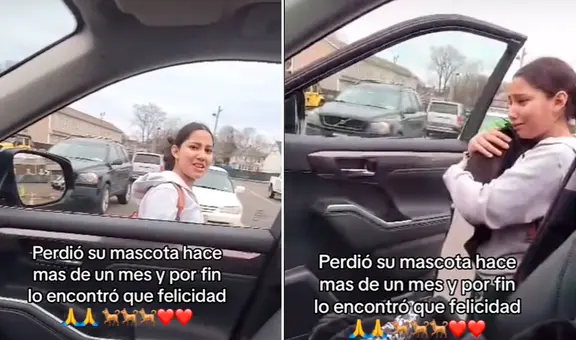 Joven estadounidense conmueve en redes al reencontrarse con su mascota desaparecida