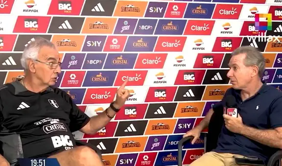 Jorge Fossati encaró a Fleischman durante entrevista por decirle "arrugón": "No soy ningún cag**"