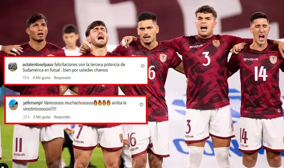 "Son potencia de Sudamérica": así reaccionan los hinchas tras condecoración de FVF a Vinotinto de futsal
