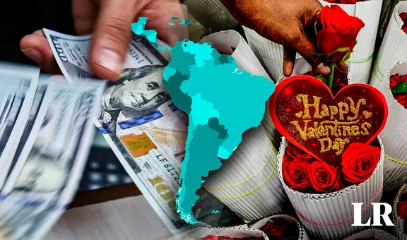 Los países de Latinoamérica que más gastan en San Valentín: superan los 40 dólares por persona