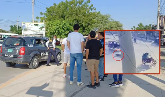 Piura: policía de lavado de activos es acribillado por 2 sicarios cuando iba en su motocicleta