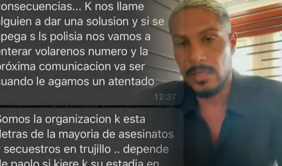 Caso Paolo Guerrero en Trujillo: “Así esté con 10 guardaespaldas, lo vamos a ‘topar’ y lamentará las consecuencias”