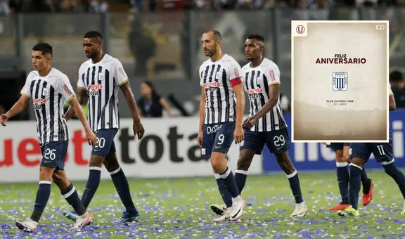 El picante saludo de Universitario a Alianza Lima por su aniversario con 2 mensajes ocultos