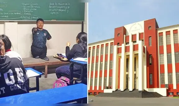 PROFESOR con condición especial fundó una academia donde enseña GRATIS y ahora sueña con ingresar a la UNI