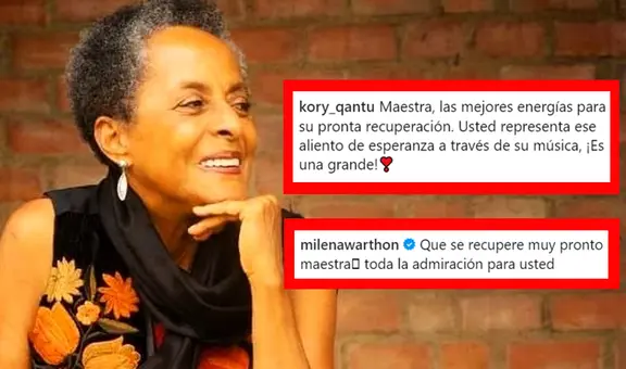 Fans de Susana Baca envían emotivos mensajes a cantante tras su delicado estado de salud