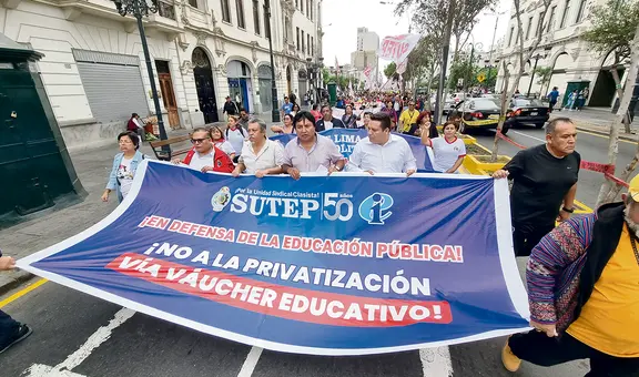 Sutep evalúa huelga nacional de docentes para abril o mayo