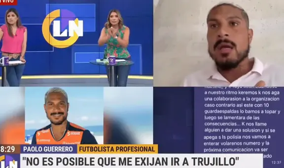 Paolo Guerrero protagonizó tenso momento en entrevista cuando hablaba de su situación con la UCV