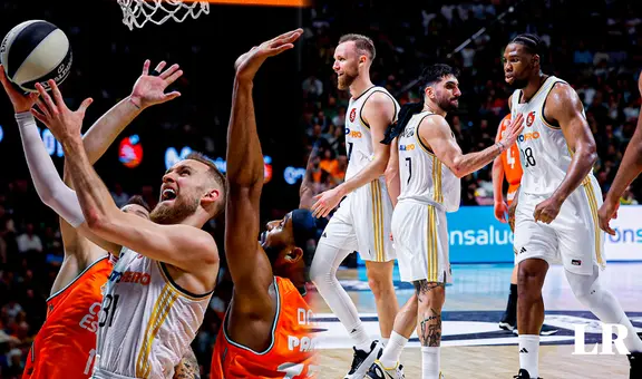 ¡Arrollador! Real Madrid venció 95-76 al Valencia y avanza a otra final de la Copa del Rey de basket