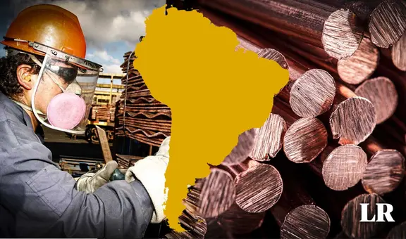 El país de Sudamérica con mayor producción de cobre en el mundo, que supera a Rusia y China