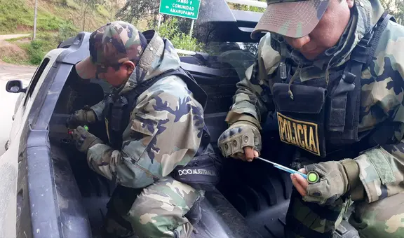 Ruta de ‘caletas’: así intercepta la PNP a los vehículos que salen del Vraem con droga