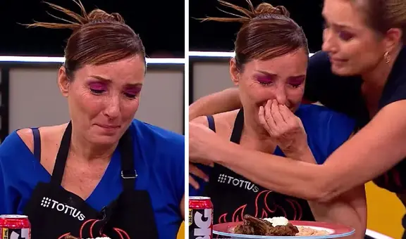 Celine Aguirre rompe en llanto tras emotivo momento en 'El gran chef': Quiero llorar y salir corriendo