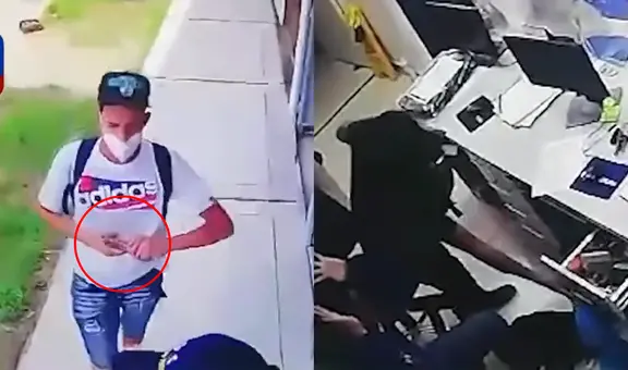 Violento asalto en Caja Piura de Tumbes: hampones armados se llevan 15.000 soles en pocos minutos