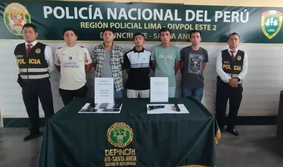 PNP detiene a presuntos barristas tras balacera que dejó 2 menores heridos: se incautó arma de fuego