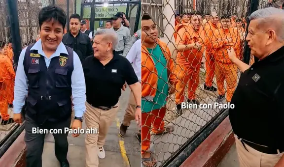 Internos de penal felicitan a César Acuña por la contratación de Paolo Guerrero para la UCV