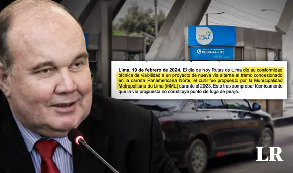 Rutas de Lima aprueba propuesta de vía alterna de López Aliaga en la Panamericana Norte