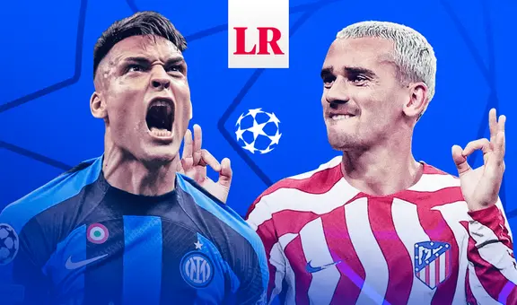 Inter vs. Atlético Madrid: hora y canal del partido por los octavos de la Champions League