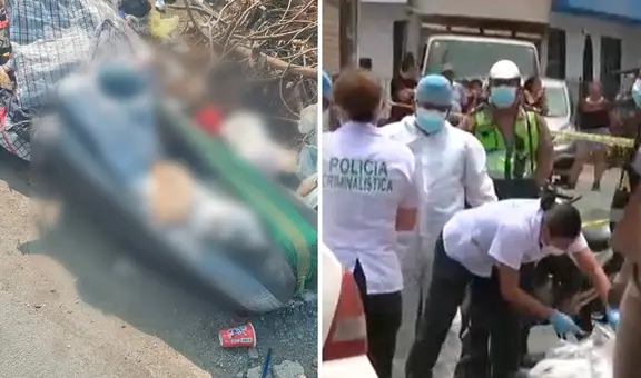 San Juan de Lurigancho: recicladores encuentran el cadáver de hombre dentro de un costal
