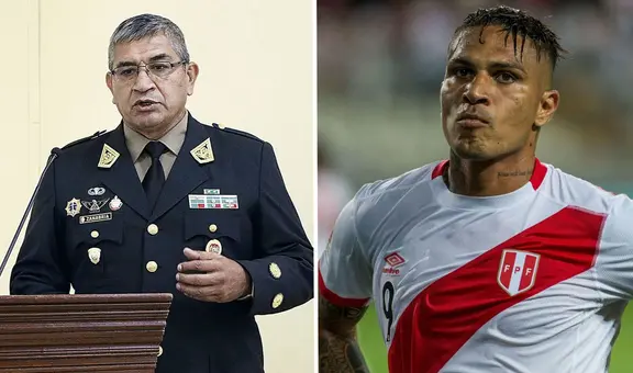 Jefe de la PNP informó que no brindarán seguridad personal a Paolo Guerrero