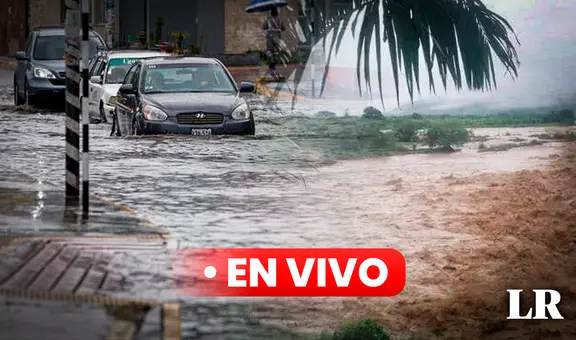 Lluvias extremas en Piura, Tumbes y norte del país EN VIVO: calles inundadas y colapsan desagües