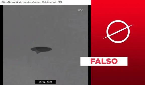 Video no evidencia un ovni en Suecia: es una creación digital